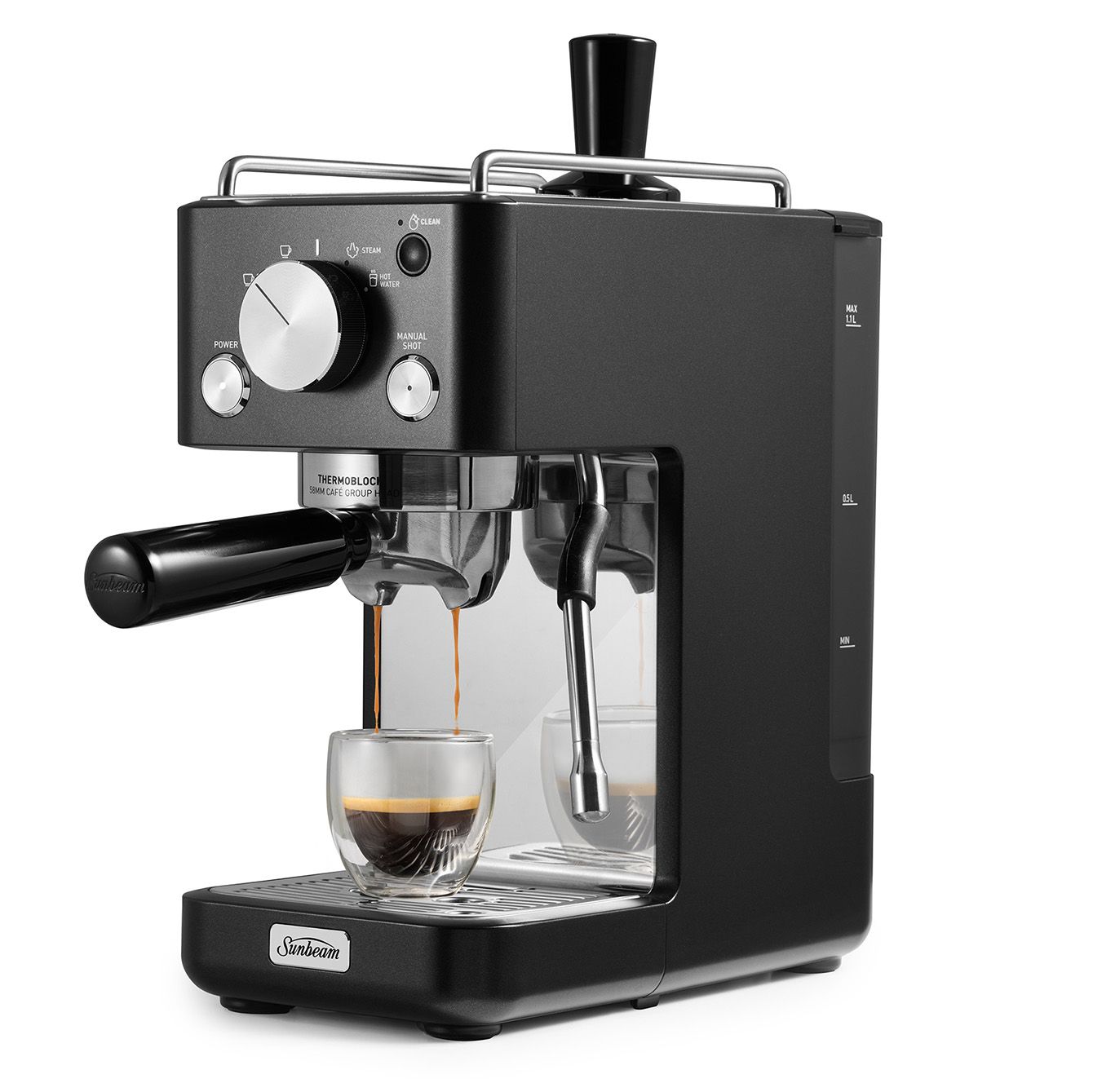 EMM4500BK_Sunbeam_Coffee_Machine_Origins_Slimline_Espresso_Product_Angle_1340x1340_7c4541539f
